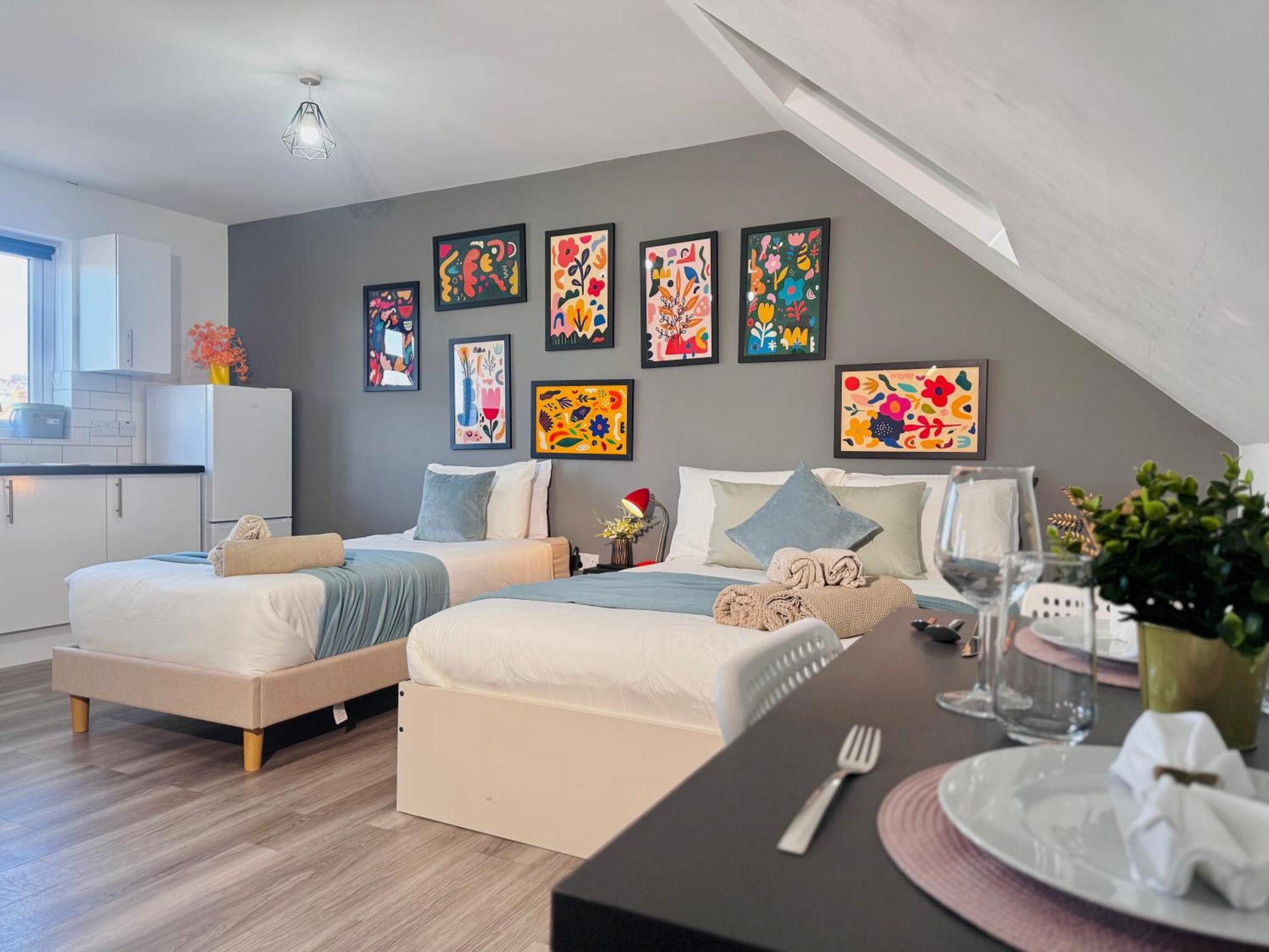 Bright Studio Loft 30Min To Central Лондон Екстер'єр фото
