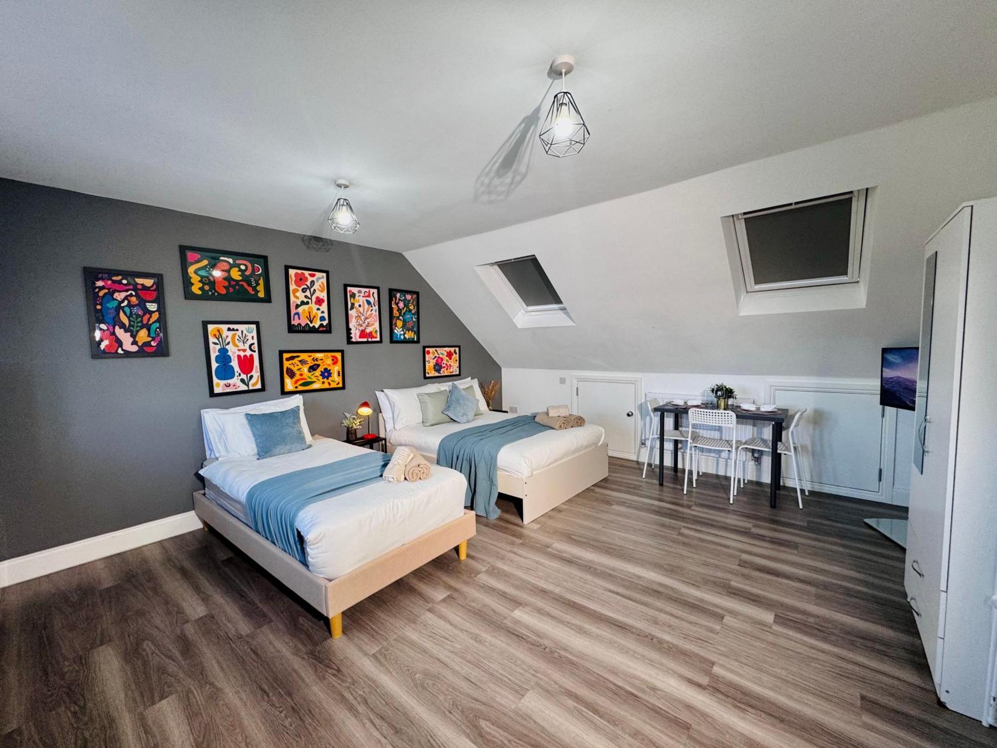 Bright Studio Loft 30Min To Central Лондон Екстер'єр фото
